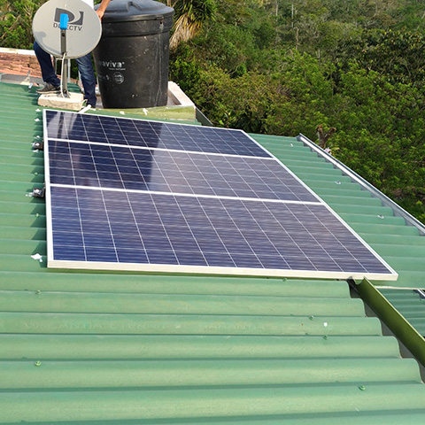Diseño de sistema solar en cubierta